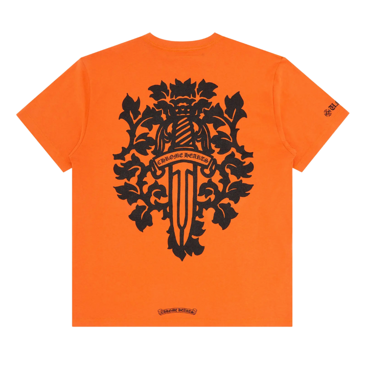 Chrome Hearts 'Vine Dagger' Orange Pocket Tee