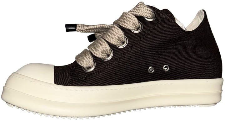 Rick Owens DRKSHDW 'Dark Dust' Canvas Jumbo Lace Low Sneakers