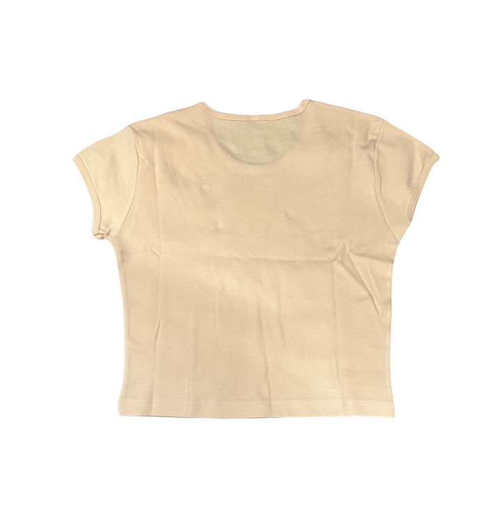 Gold+Vintage Gallery Raspberry Hills 'Glenci' Cream Womens Tee