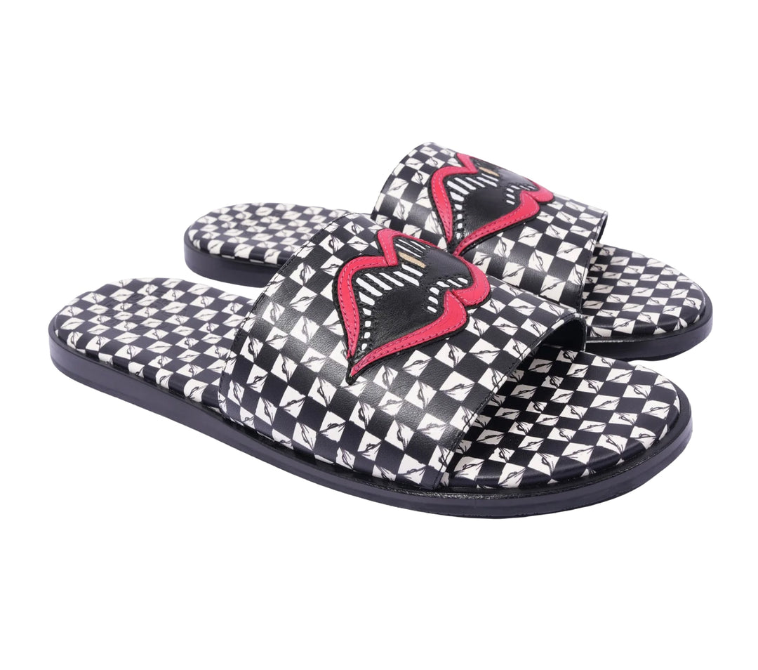 Chrome Hearts Matty Boy '99 Eyes' Chomper Slides