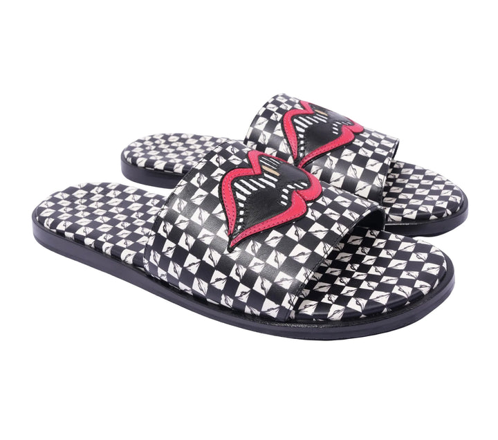 Chrome Hearts Matty Boy '99 Eyes' Chomper Slides
