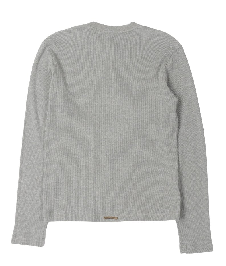 Chrome Hearts 'Leather Patch' Thermal Henley