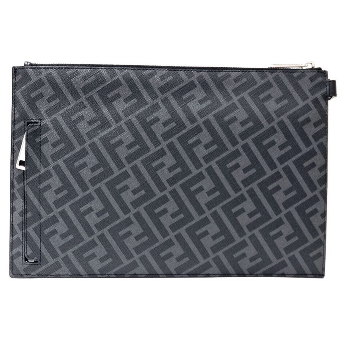 Fendi 'Zucca' Diagonal Clutch
