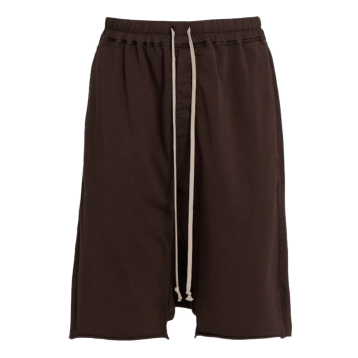Rick Owens DRKSHDW 'Pod' Drawstring Brown Shorts
