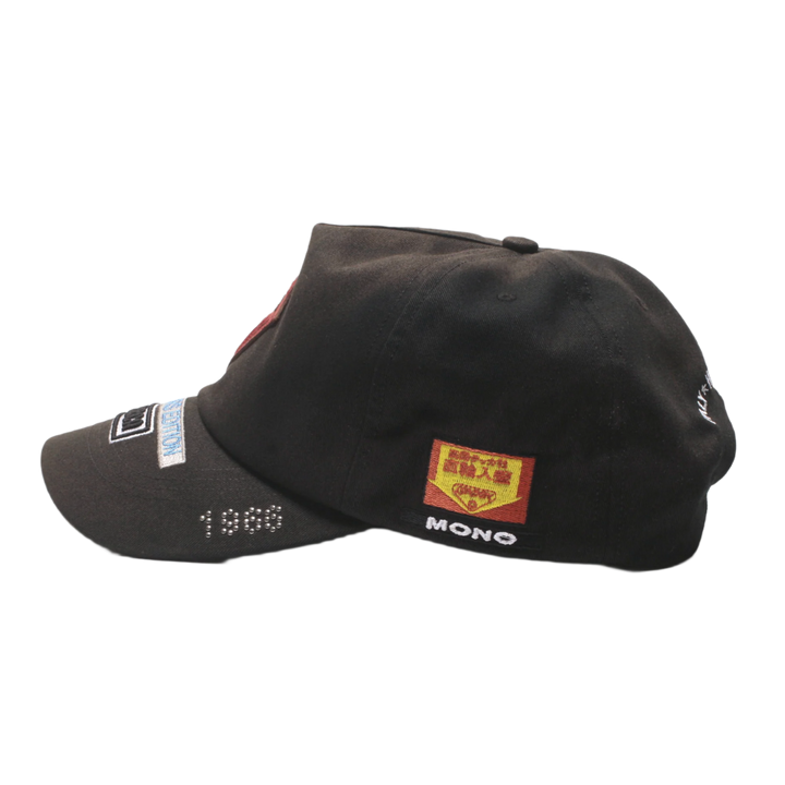 Paly Hollywood 'Rolling Stones' Black Logo Hat
