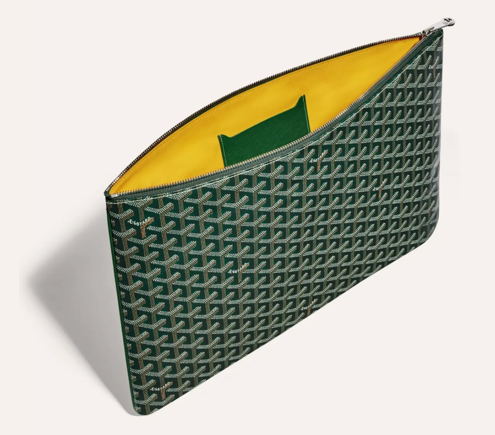 Goyard 'Green' Senat GM Pouch