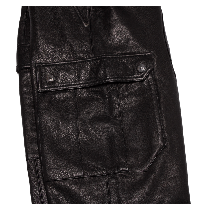 Chrome Hearts 'Devil Dog' Leather Cargo Pants
