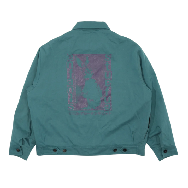 Enfants Riches Déprimés 'Bunny Mechanics' Teal Zip Up Jacket