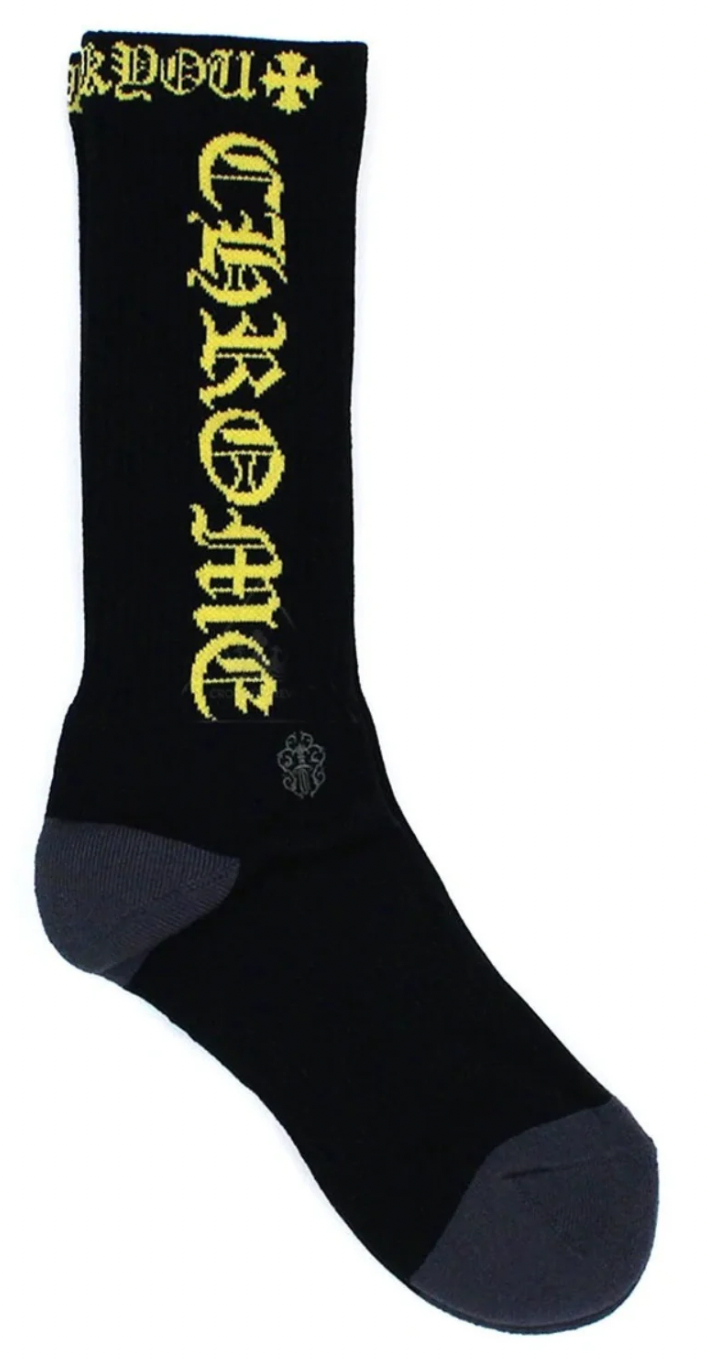 Chrome Hearts 'Multicolor' Black Socks