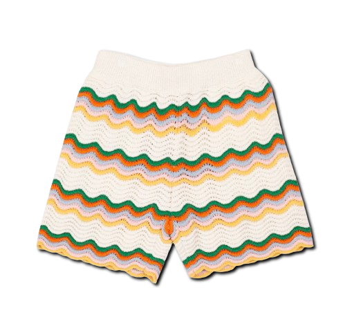 Casblanca 'Multicolor' Wavy Gradient Shorts