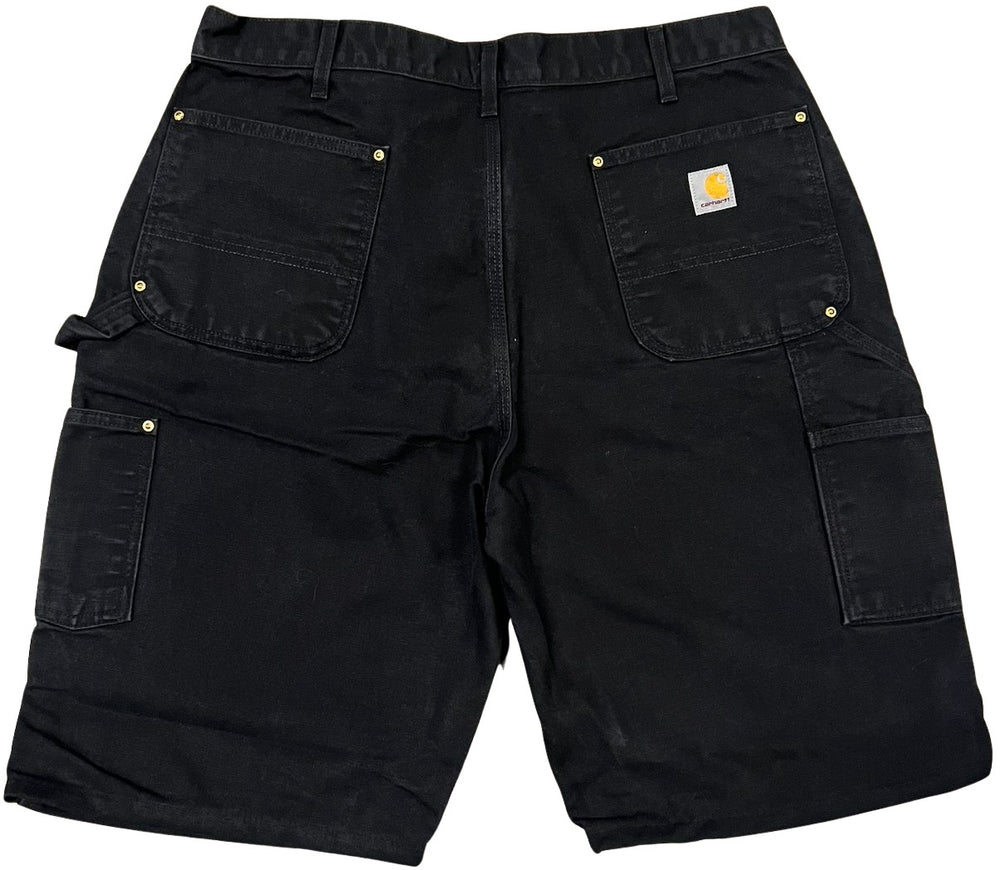 Carhartt 'Black Denim' Double Knee Carpenter Shorts