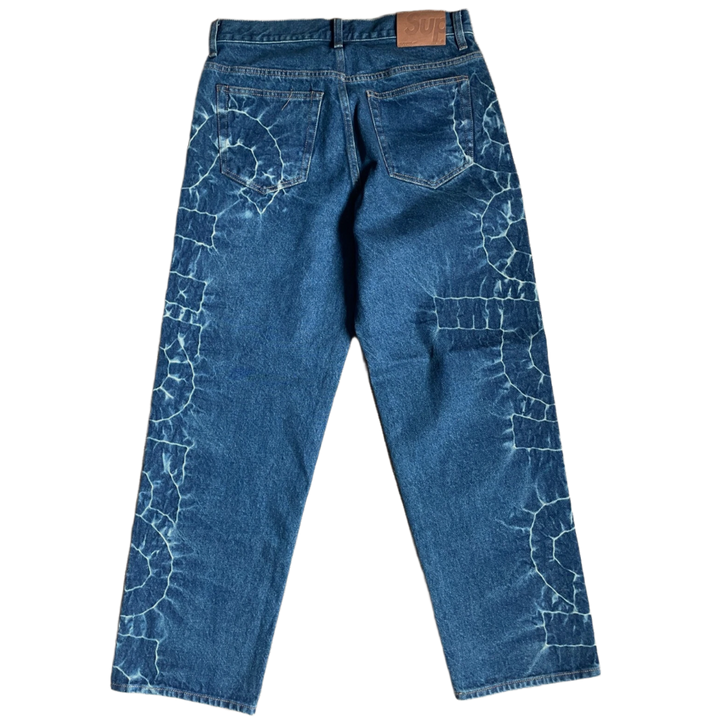 Supreme 'Rigid Indigo' Shibori Jeans