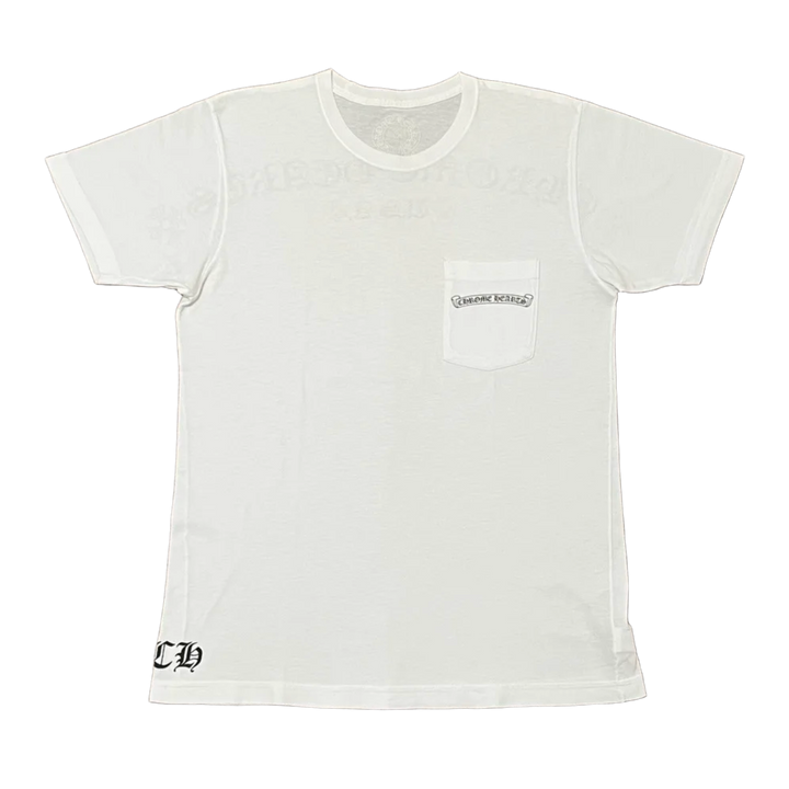Chrome Hearts 'USA Logo' White Pocket Tee