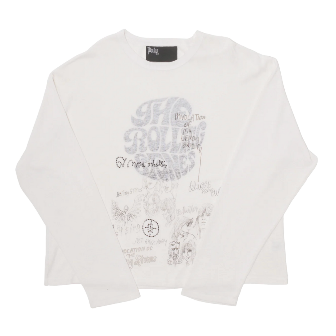 Paly Rolling Stones 'Stones' Embroidered Longsleeve Tee