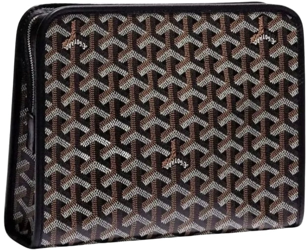 Goyard 'Black' Jouvence MM Toiletry Bag
