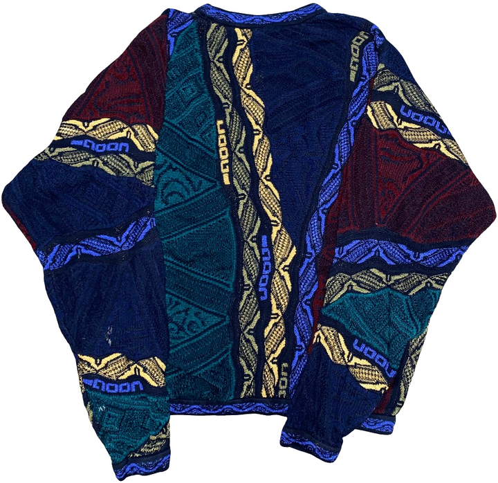 Coogi 'Green and Blue' Vintage Knit Sweater