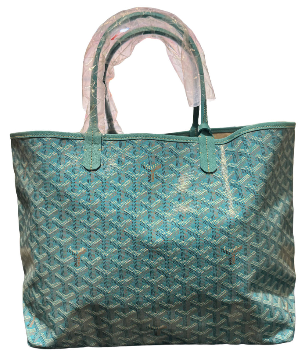 Goyard Special Edition Teal Miami Butterfly St. Louis Tote PM