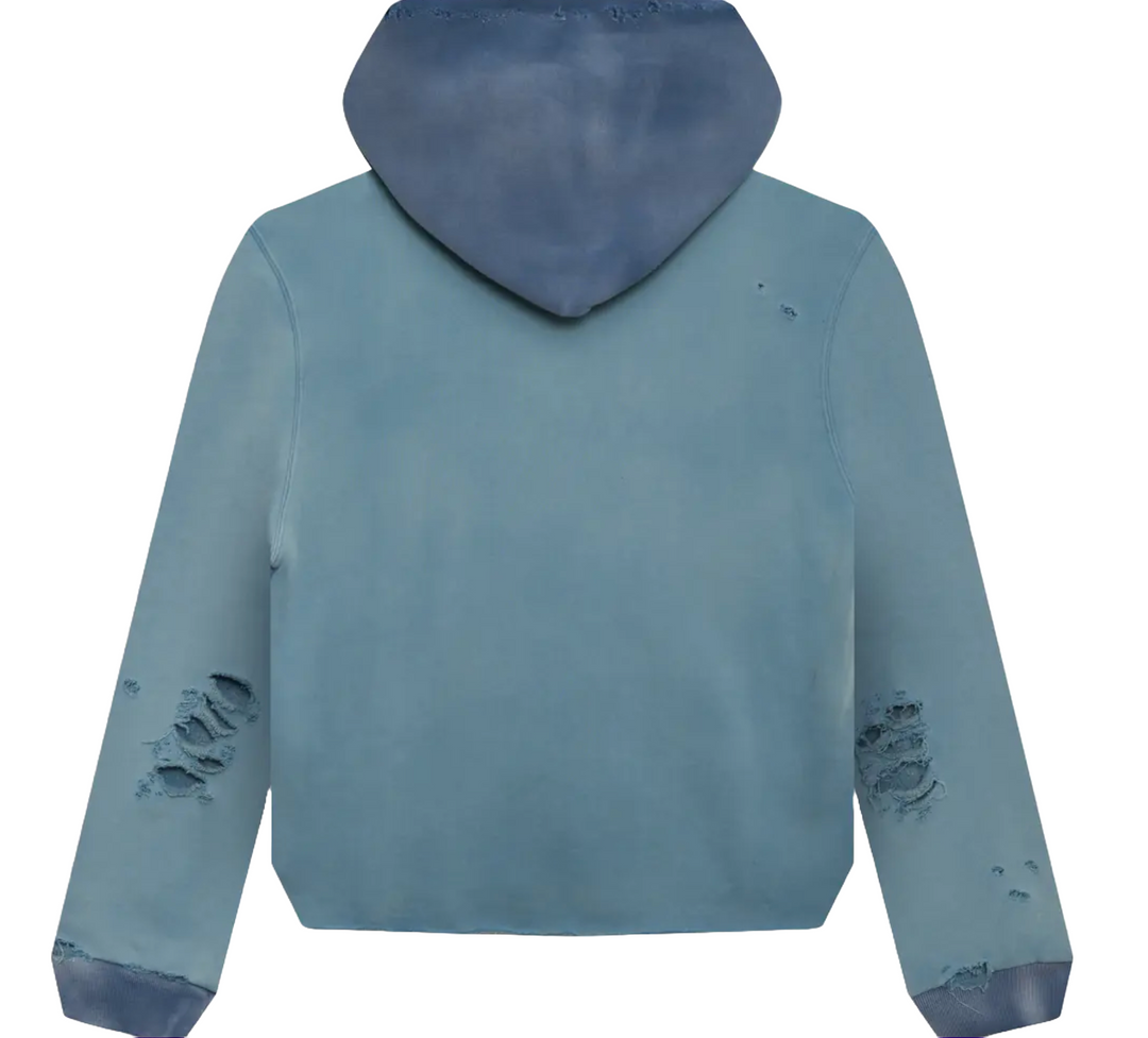 Satoshi Nakamoto 'Blue' Distructo Hoodie
