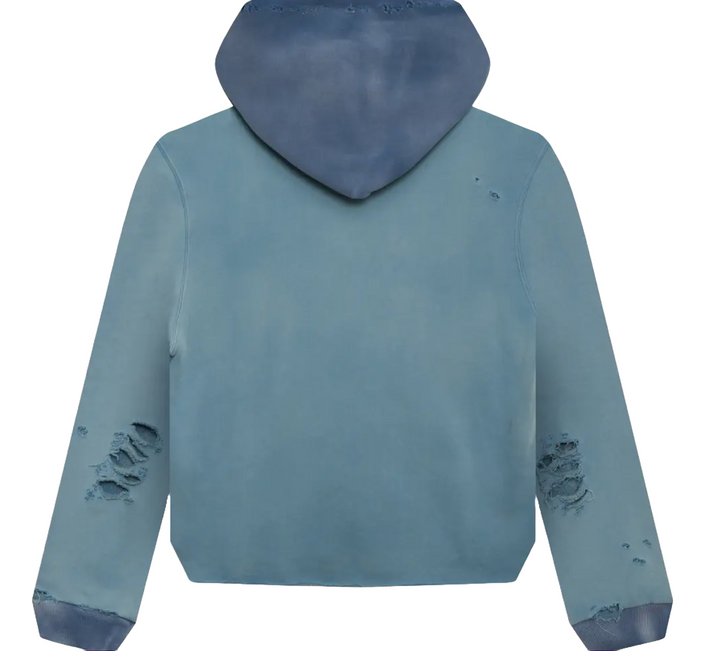 Satoshi Nakamoto 'Blue' Distructo Hoodie