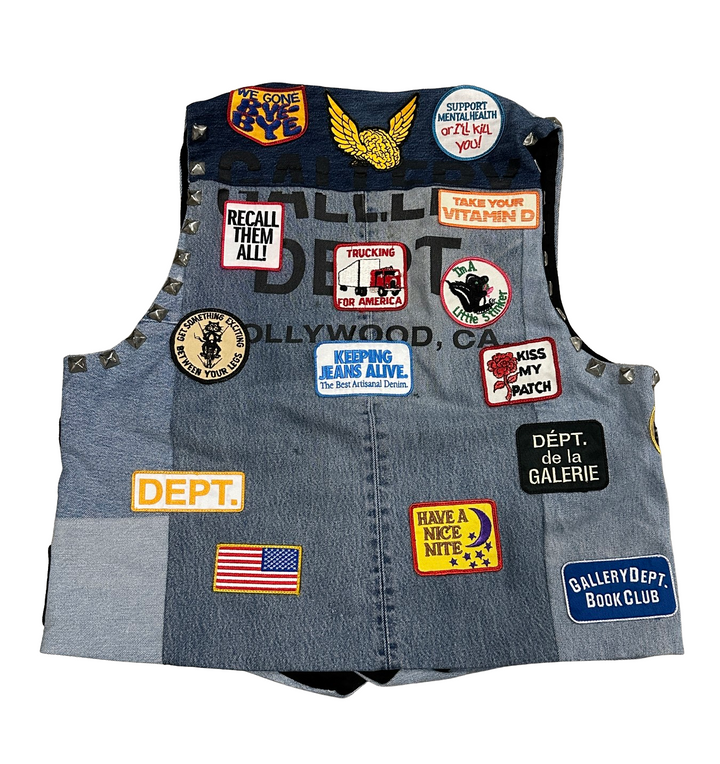 Gallery Dept. Patch Detail Denim Vest