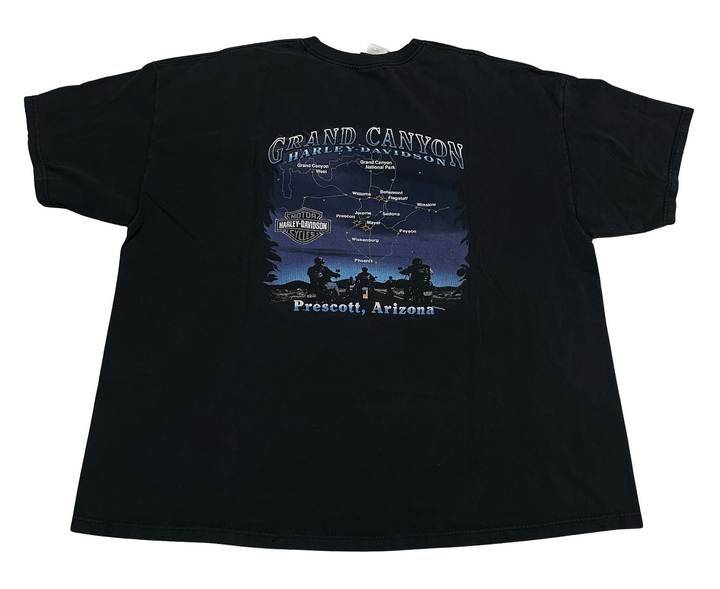 Harley Davidson 'Grand Canyon' Vintage Black Tee