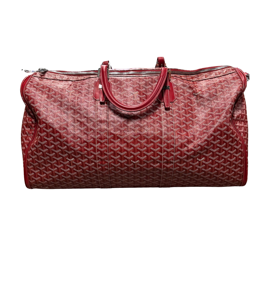 Goyard Red 'Boston Goyardine 60'