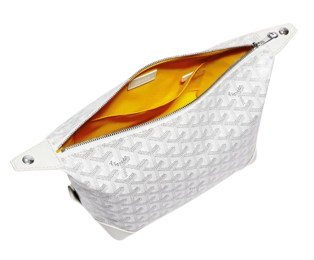 Goyard 'White' Bowling 25 Toiletry Bag