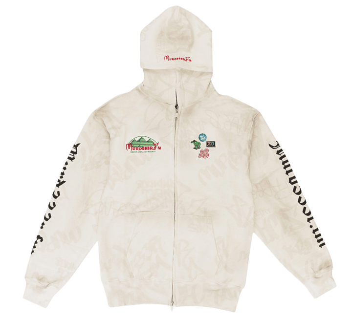 Murd333r.fm 'White Disn333' Hoodie