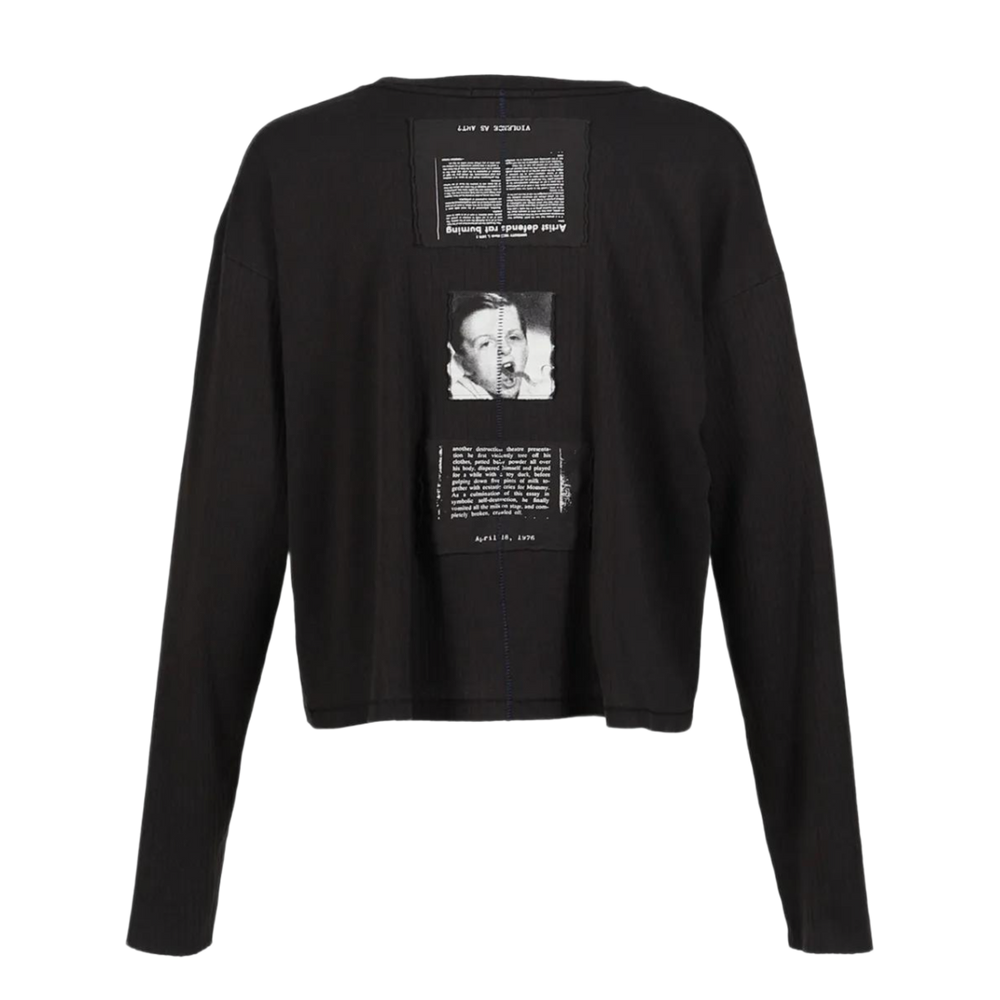 Enfants Riches Deprimes 'Black' Demon Assemblage Longsleeve Tee