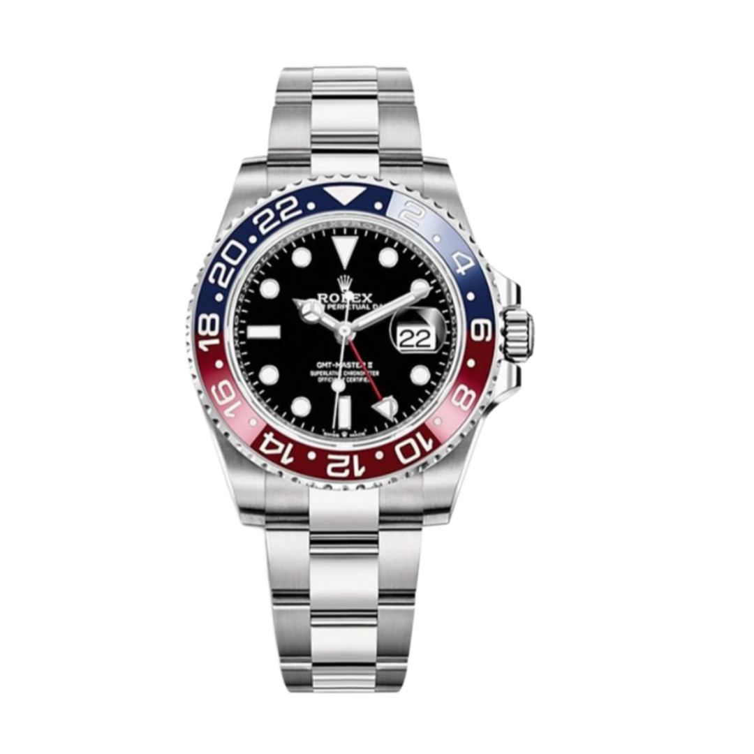 Rolex GMT Master II 40MM "Pepsi" Oyster Watch 126710BLRO 2022
