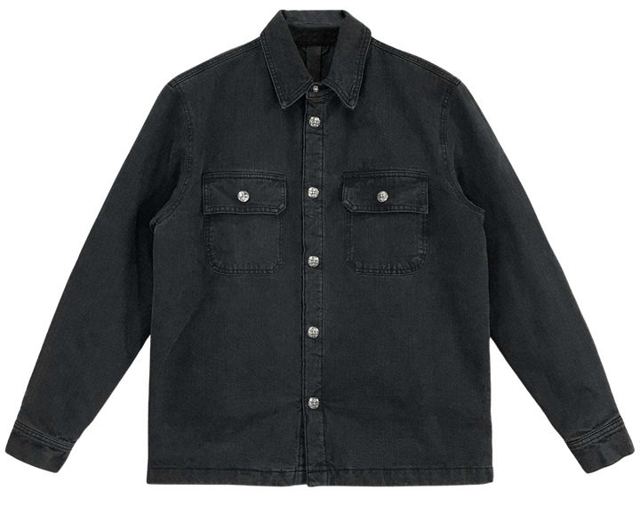 Chrome Hearts 'Black' Work Dog Button Shirt Jacket