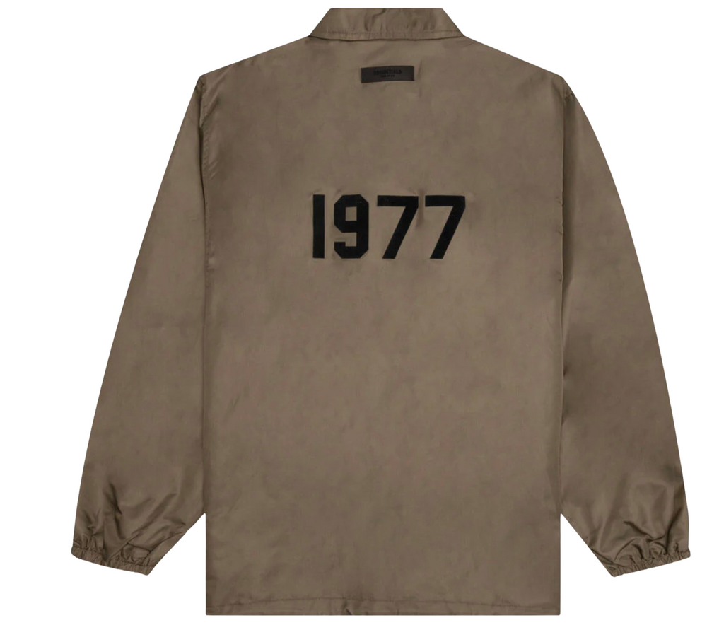 Fear Of God Essentials '1977' Brown Drawstring Jacket