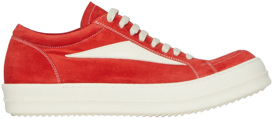 Rick Owens 'Carnelian' Suede Vintage Sneaks