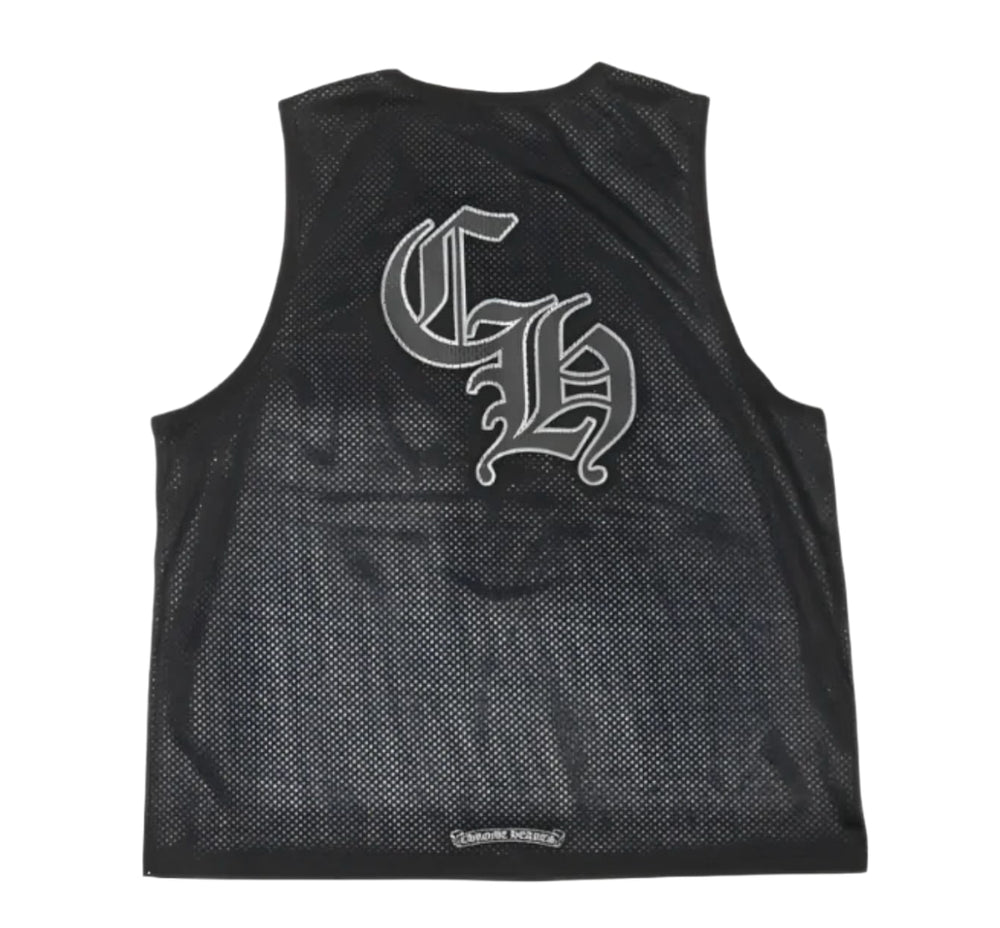 Chrome Hearts 'Black' Mesh Sleeveless Reversible Jersey