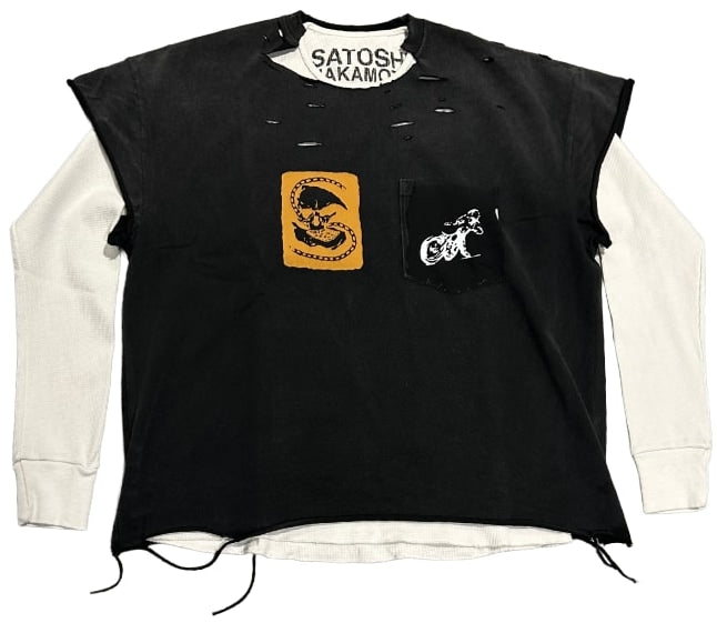 Satoshi Nakamoto 'Black' Anarchy Thermal Longsleeve