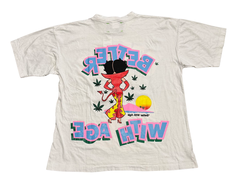 *Better With Age 'Better Boop' Vintage White Tee
