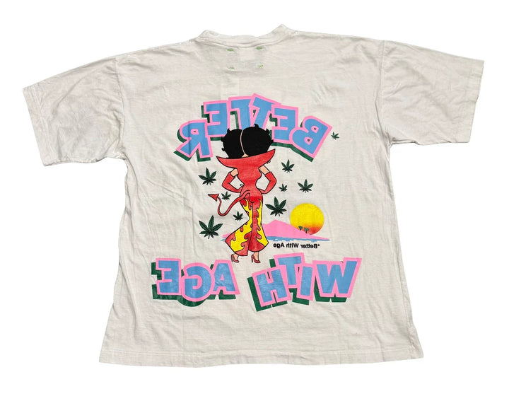 *Better With Age 'Better Boop' Vintage White Tee