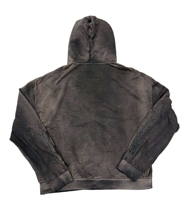 Bossi 'Black Logo' Brown Wash Zip-Up