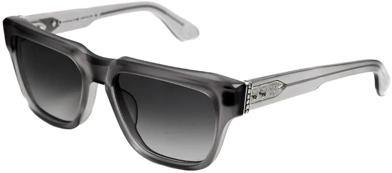 Chrome Hearts 'Midixathrill I' Matte Grey Glasses FOTI Sunglasses Case