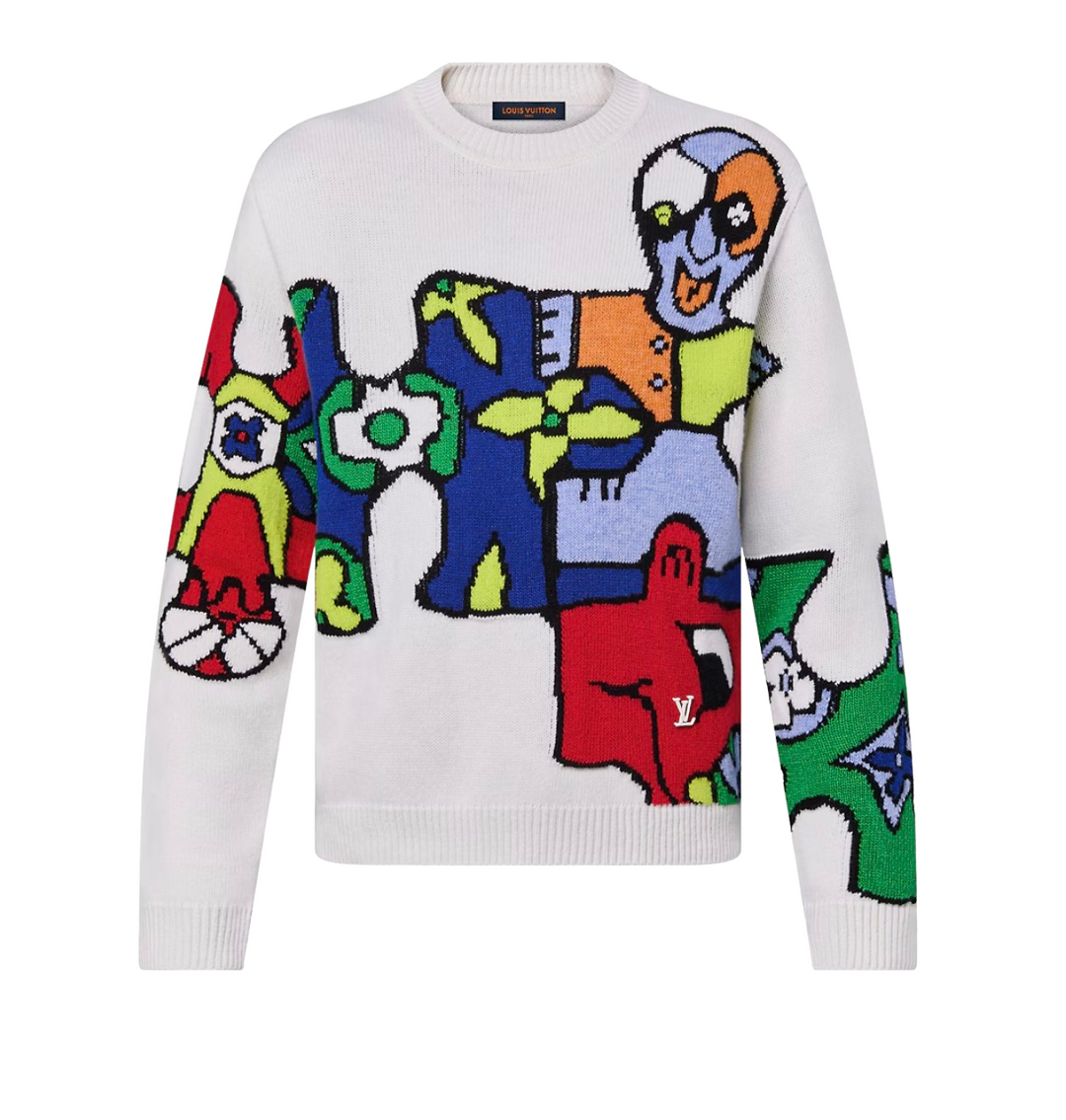 Louis Vuitton Puzzle Jacquard Crewneck