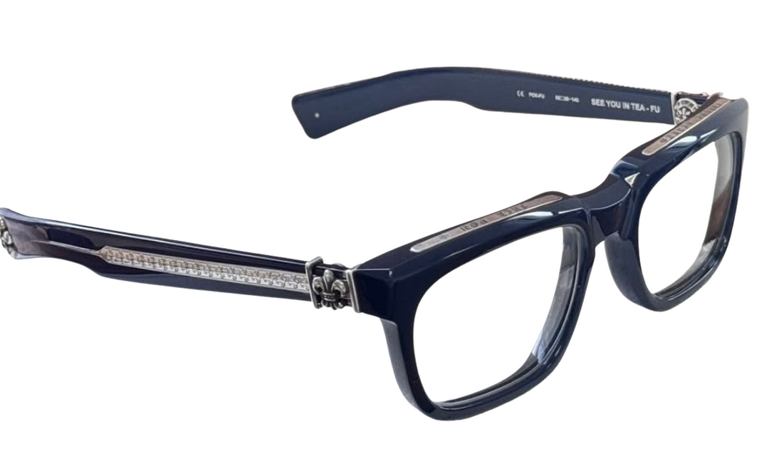 Chrome Hearts 'See You In Tea' Navy Glasses