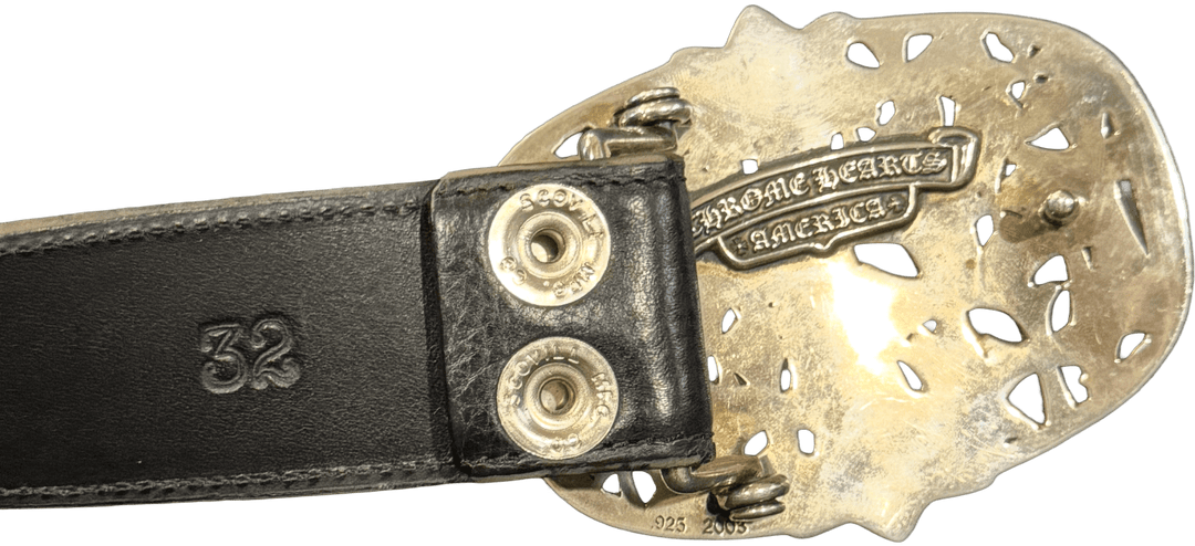 Chrome Hearts 'Red Patch' Cemetery Belt