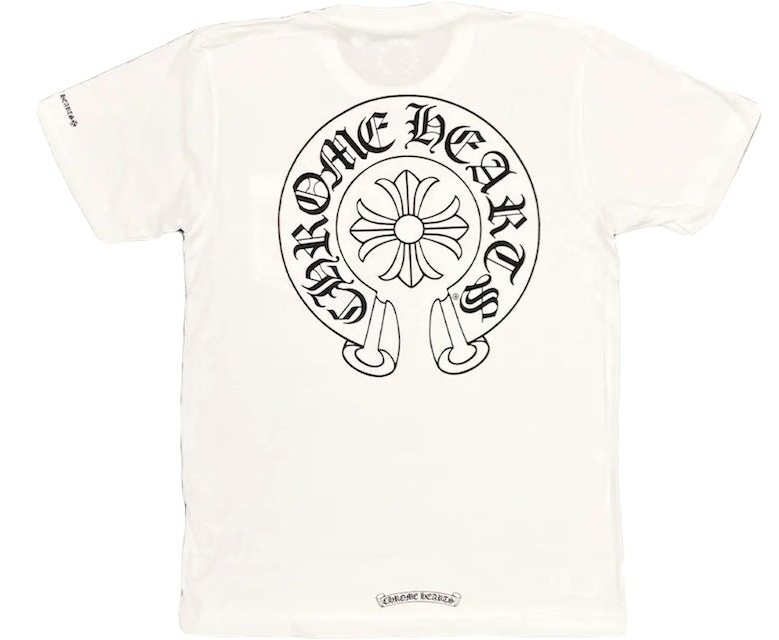 Chrome Hearts 'Horseshoe Logo' White Tee