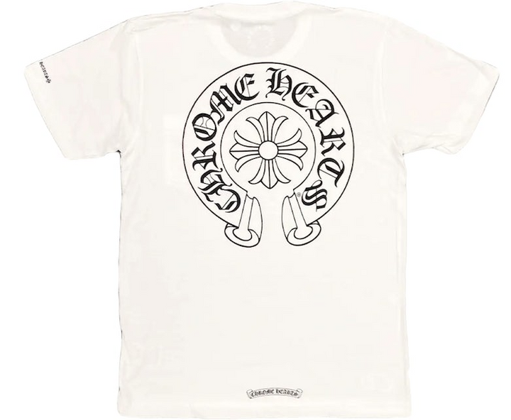 Chrome Hearts 'Horseshoe Logo' White Tee