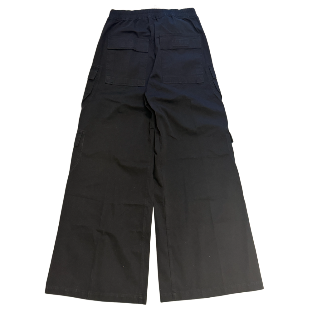Rick Owens DRKSHDW 'Black' Heavyweight Cotton Jumbo Double Cargo Bela Pants