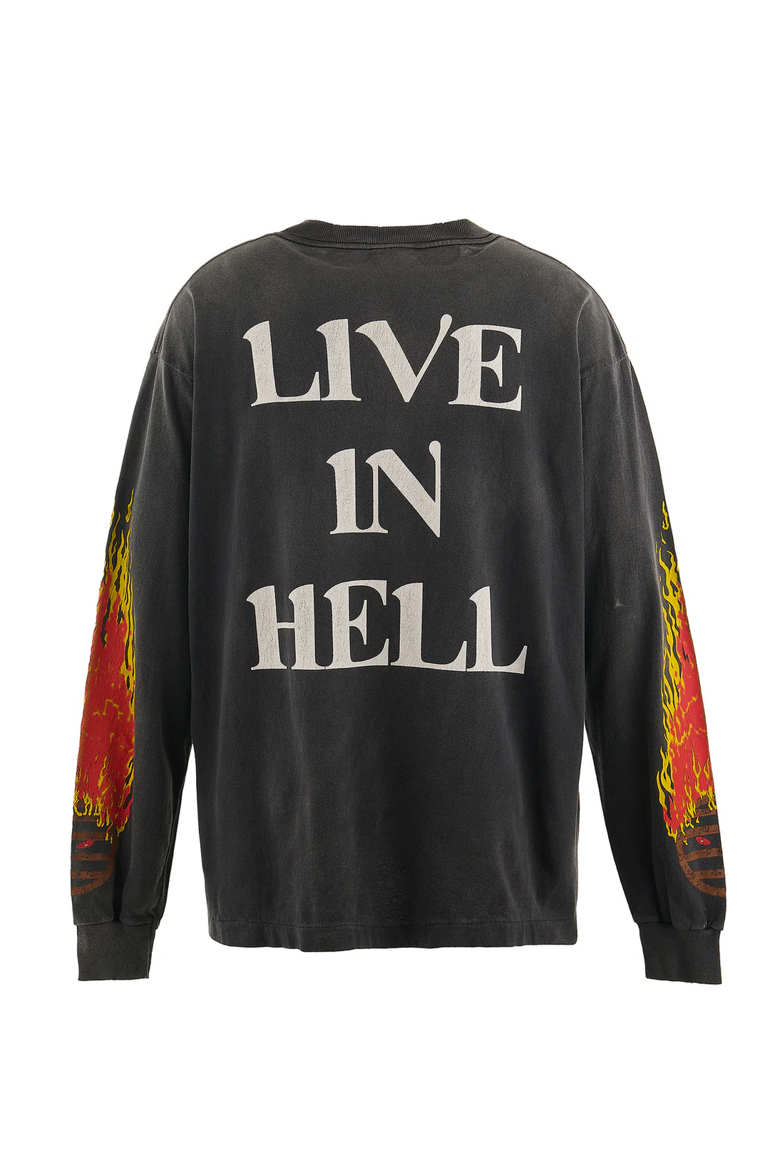 Saint Michael Live In Hell Long Sleeve Tee Shirt