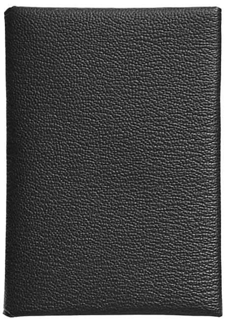 Hermes 'Black' Calvi Duo Compact Cardholder