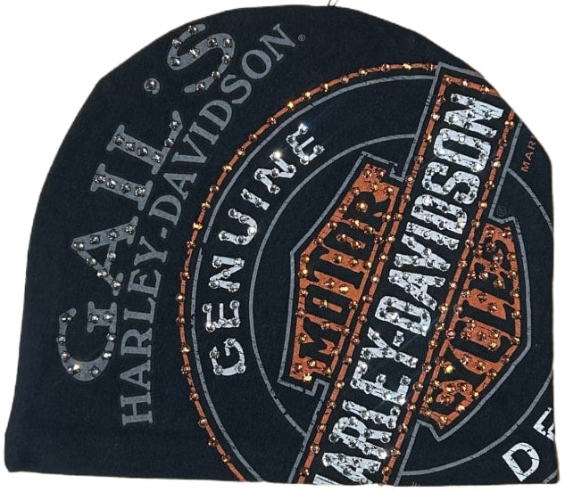 Bossi 'Gal's Harley' Rhinestone Vintage Beanie
