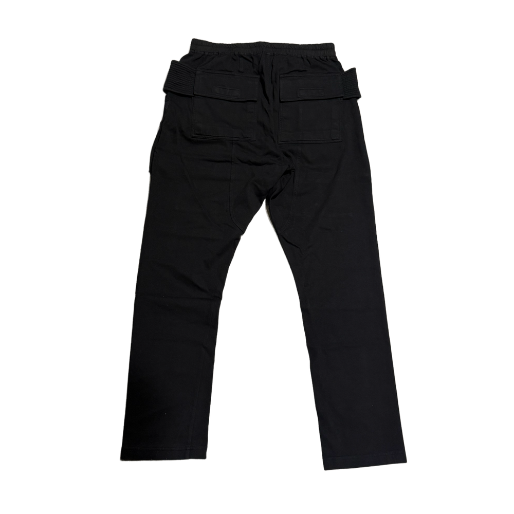 Rick Owens DRSHDW 'Black' Creatch Cargo Drawstring Pants
