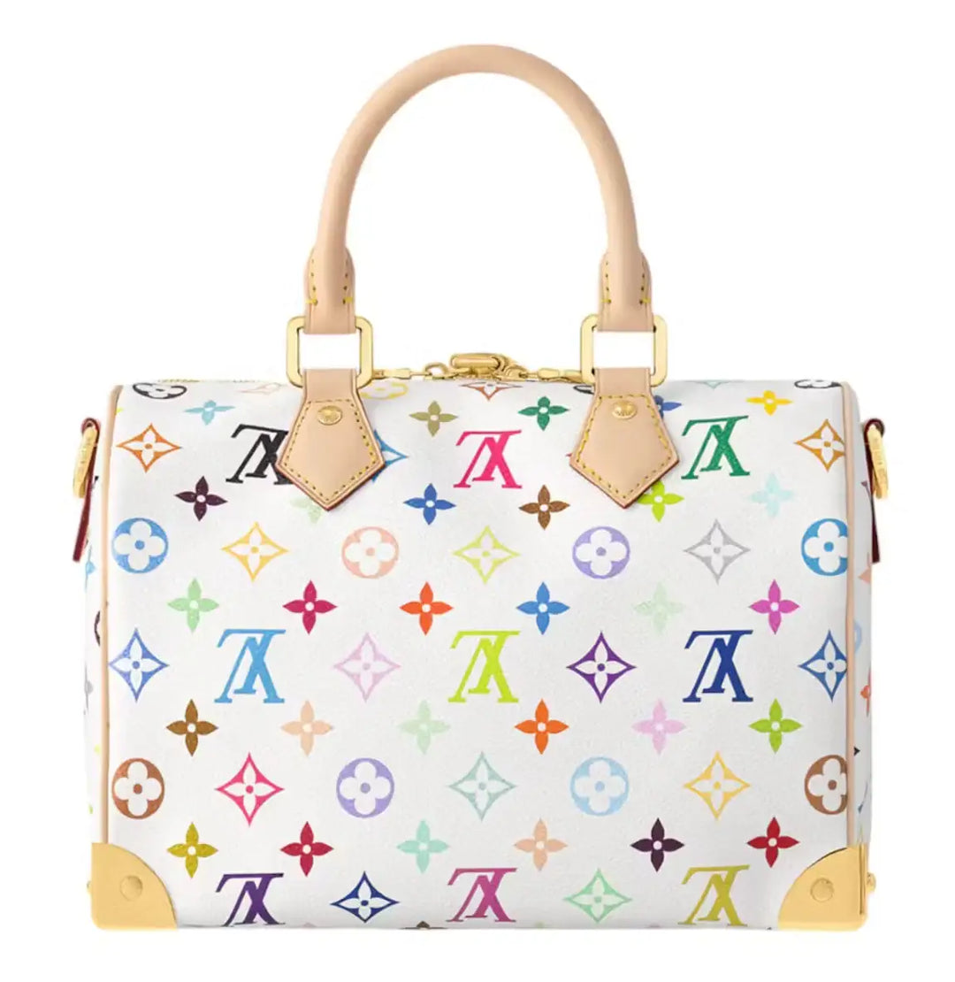 TAKA@loveUSAさま専用 Louis Vuitton x Takashi Murakami Speedy Bandouliere 25